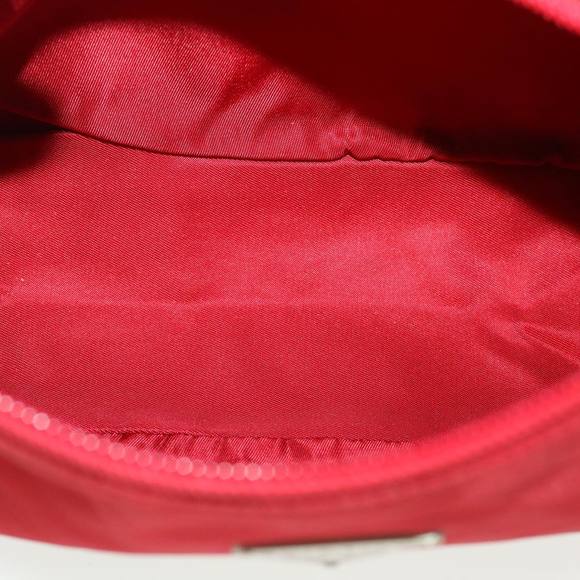 PRADA Accessory Pouch Nylon Red Auth 44108 - Picture 11 of 16